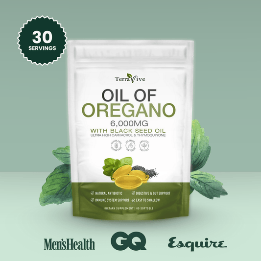 Oil of Oregano with Black Seed Oil Softgels